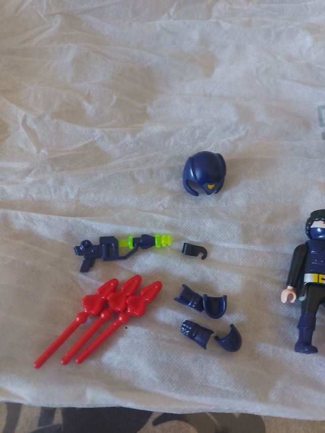 Playmobil espía con jet