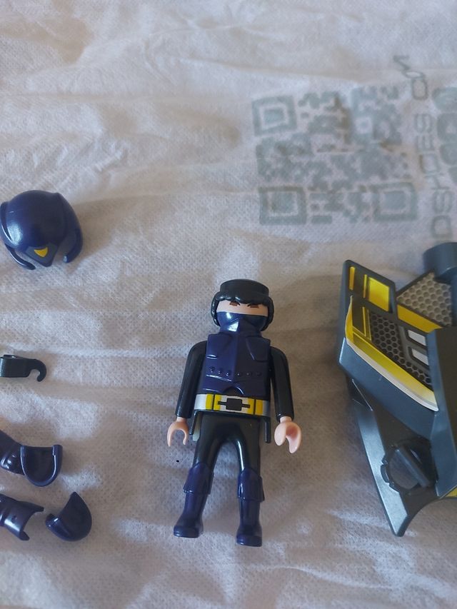 Playmobil espía con jet