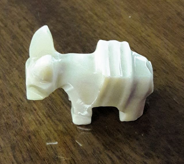 Figurita de asno (onix)