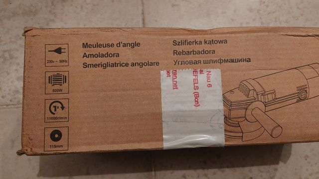 Amoladora pulidora eléctrica