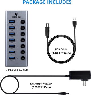 Hub USB 3.0 Precintado