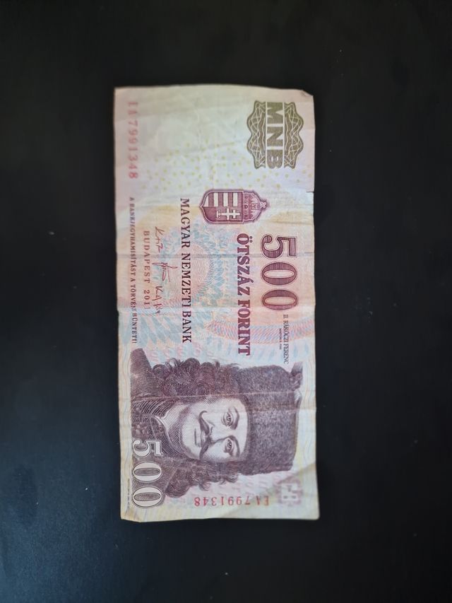 billete hungria 500 forin 2011