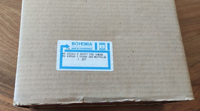 Juego licor cristal Bohemia.