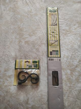 Barra de hierro para cortina