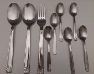 Set 28 posate servizio acciaio inox bizzarre