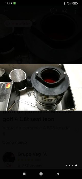 Filtro de potencia BMC.