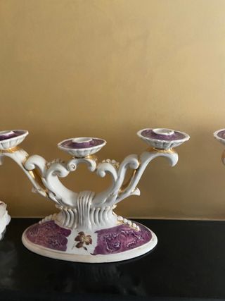 Due candelabri vintage 