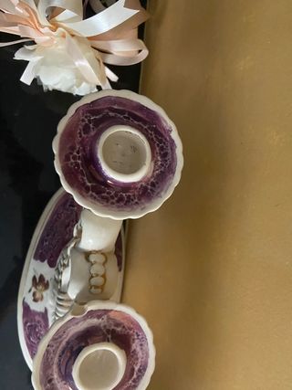 Due candelabri vintage 