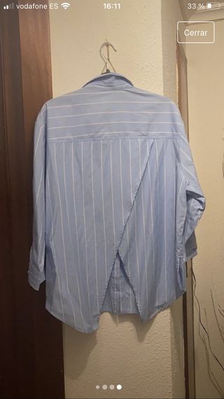 Camisa azul rayas 