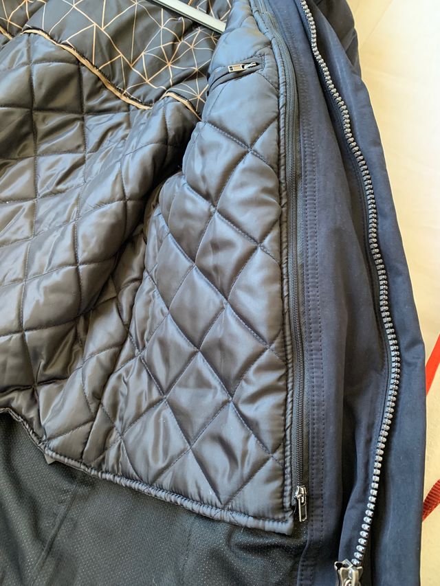 Cazadora de moto para mujer