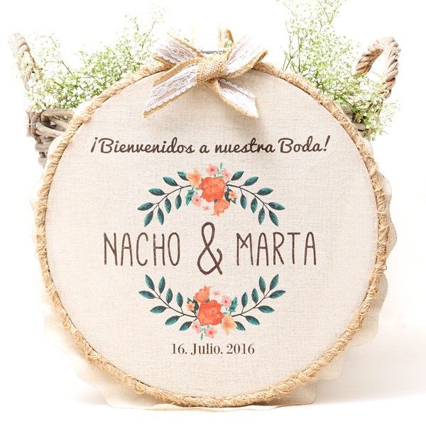 Bastidor personalizado - Bienvenidos a nuestra Bod