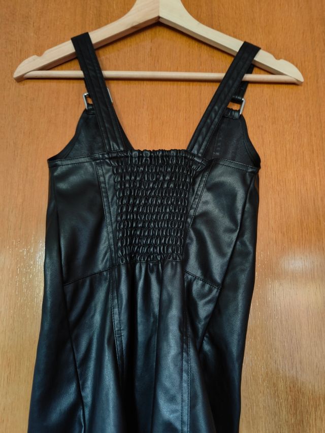 vestido tirantes polipiel talla S