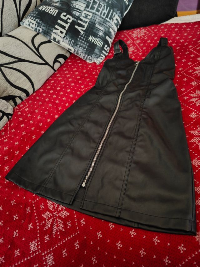 vestido tirantes polipiel talla S