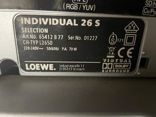 TV LOEWE INDIVIDUAL 26 S DE ALTA GAMA