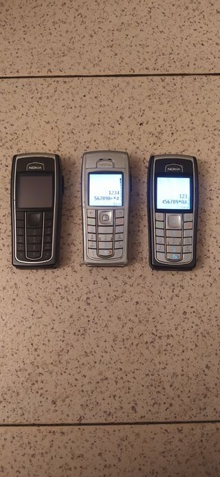 Moviles libres NOKIA 6230...a 20€ uno,con cargador