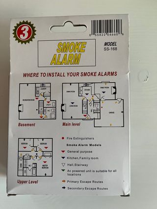 Pack de dos Detectores de Humo. EVITA INCENDIOS.