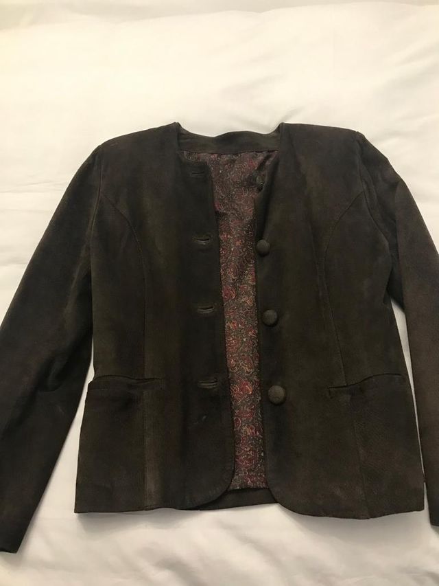 Conjunto Chaqueta + Falda Piel