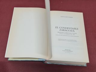 Libro El Condestable Zaragoza - 1998