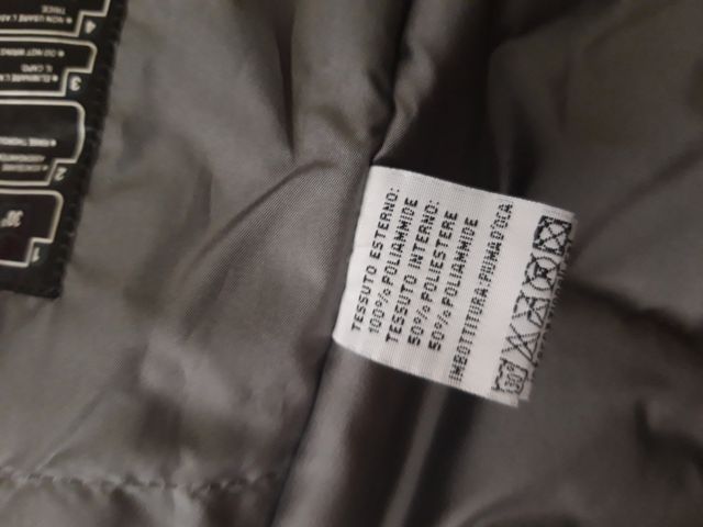 piumino in piuma d'oca