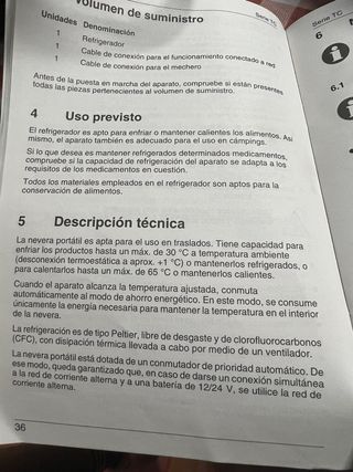 Nevera Camping Camper WAECO Termoelectrica