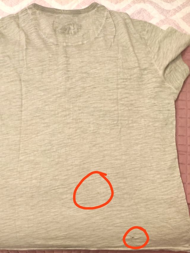 Camiseta Desigual , Talla XL Gris