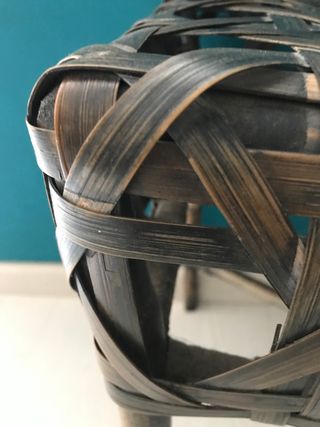 Sillón mimbre verde zara home