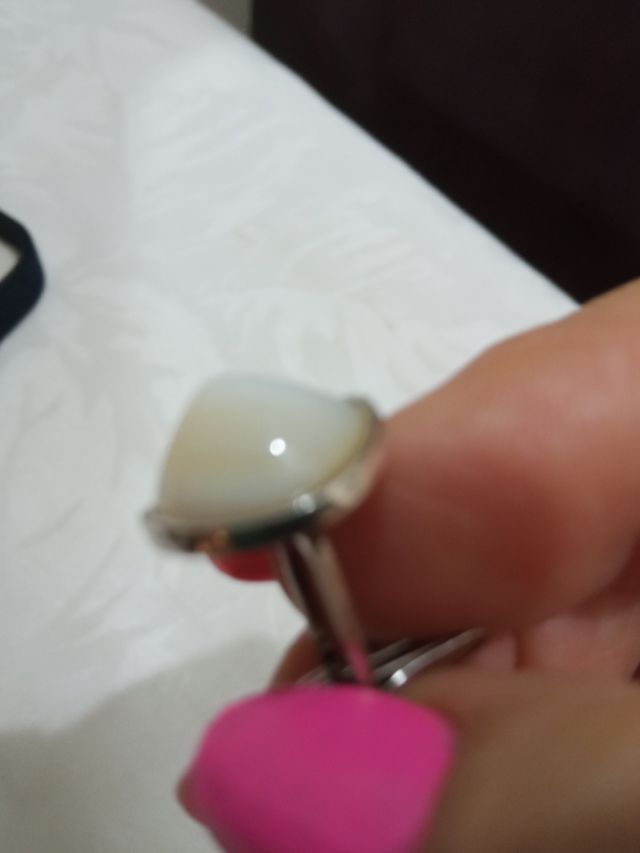 gemelli di argento e madreperla