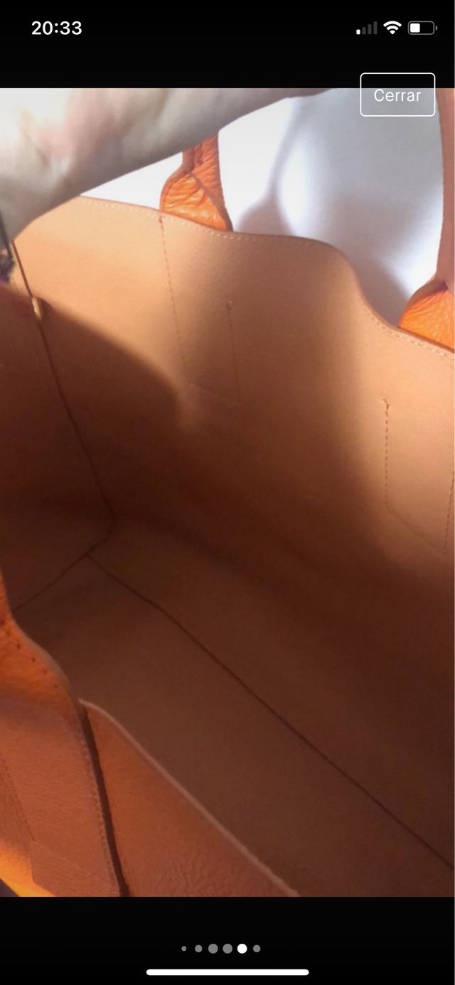 Bolso naranja de Bimba y Lola