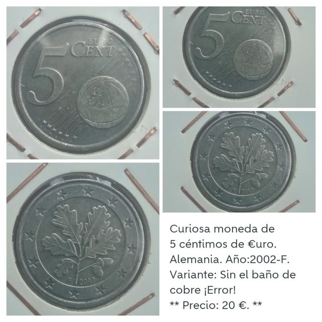 Monedas ¡ errores !