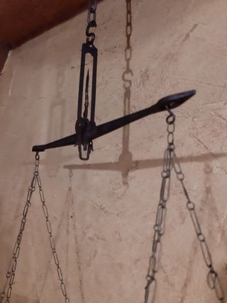 Balanza antigua.