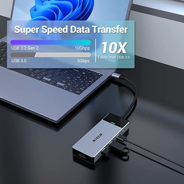 USB C Hub, 5 en 1 USB 3.2 SIN ESTRENAR