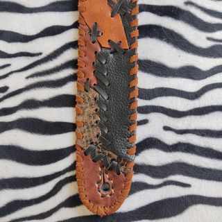 Correa FRANKENSTRAP 100% cuero guitarra