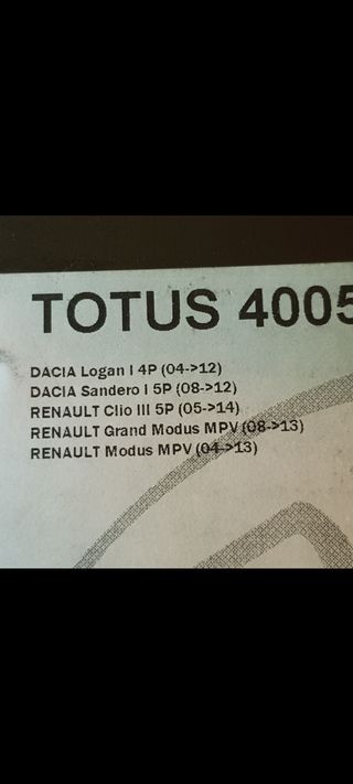 STAFFE BAULE RENAULT/DACIA