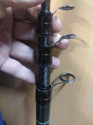 PESCA, CAÑA PESCA DE PULSO-0- CON CAJÓN - NUEVA.