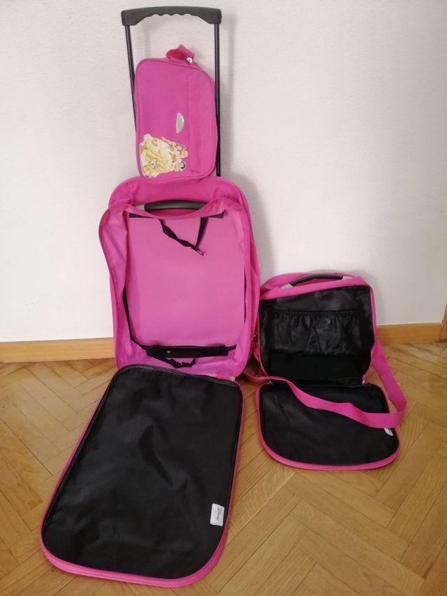 VALIGIA, BORSA E BORSA DA TOILETTE DISNEY PRINCESS.