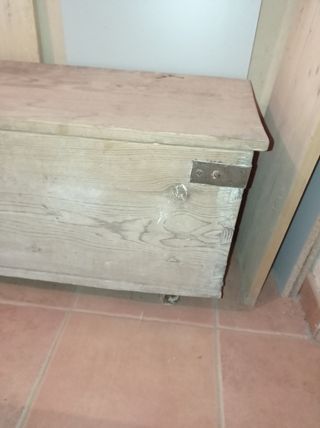 arca, baúl, contenedor madera