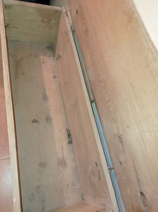 arca, baúl, contenedor madera