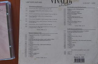 4 CDs Vivaldi Edition . clasica