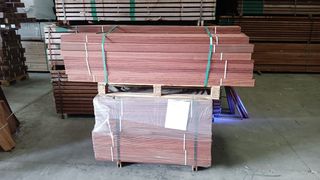 Liquidación de stock Tarima maciza iroco 22€ m2