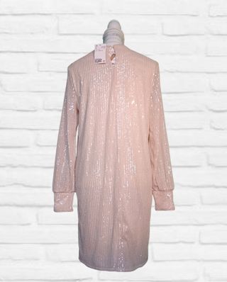 Vestido nude fiesta H&M Talla S/M