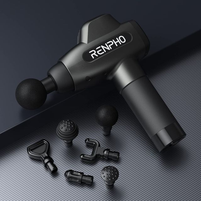 Pistola de masaje muscular