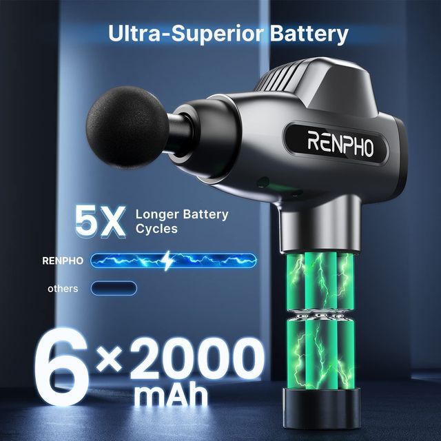 Pistola de masaje muscular