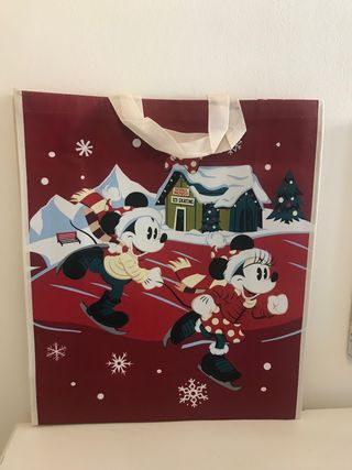 Bolsa asas grande Mickey y Minnie