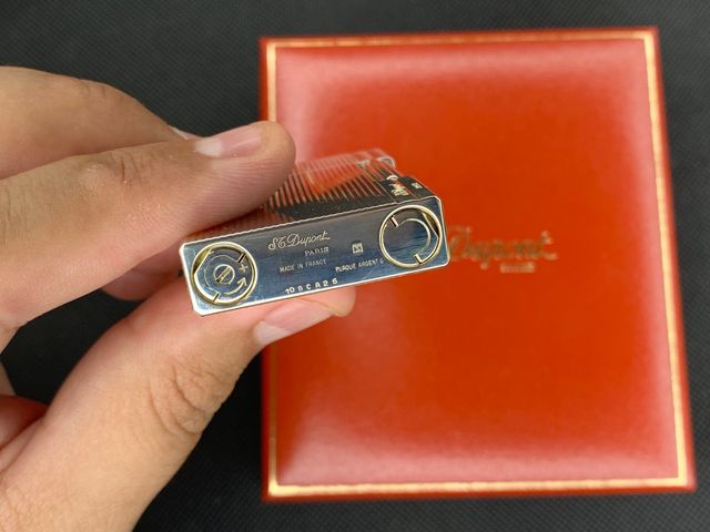 Encendedor Dupont PARIS Plata