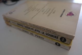 Libros años 70 humor gráfico en francés. Los 3x30€