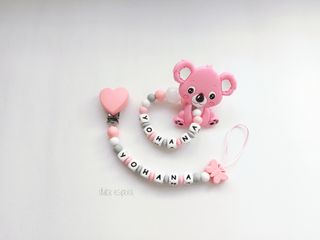 Chupetero + sonajero