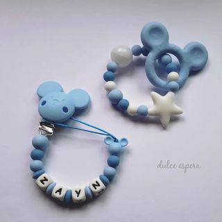 Chupetero + sonajero