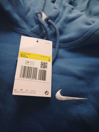 Sudadera Nike con Capucha Azul Royal