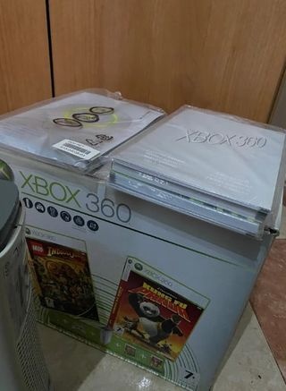 Xbox 360 con caja + 2 mandos + HDD 60GB | Impecabl