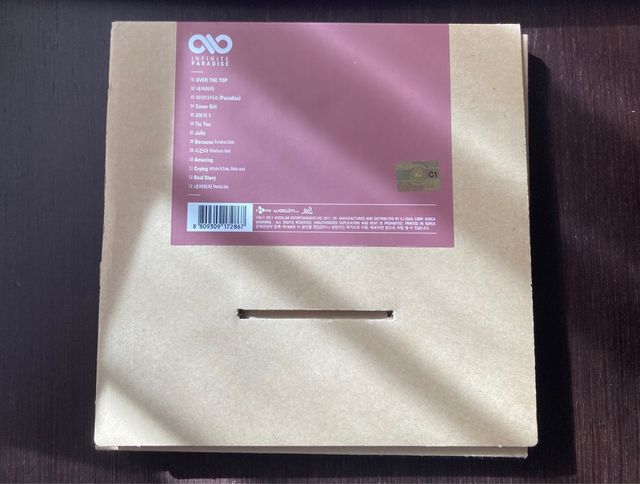 Infinite Paradise album CD kpop